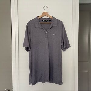 TRAVIS MATHEW • mens fine stripe golf polo